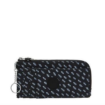 Kipling Dafni Printed Wallet Cüzdan Siyah Beyaz | TR 1040BE